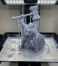 Unpainted resin tabletop miniature printed from a customer-supplied 3D model file by $10 Minis Australia